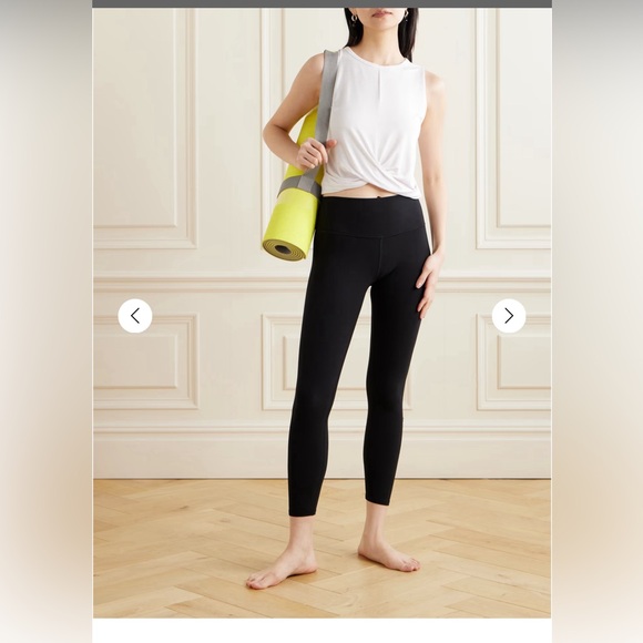 ALO YOGA Cover cropped wrap-effect stretch-jersey top - Picture 2 of 5